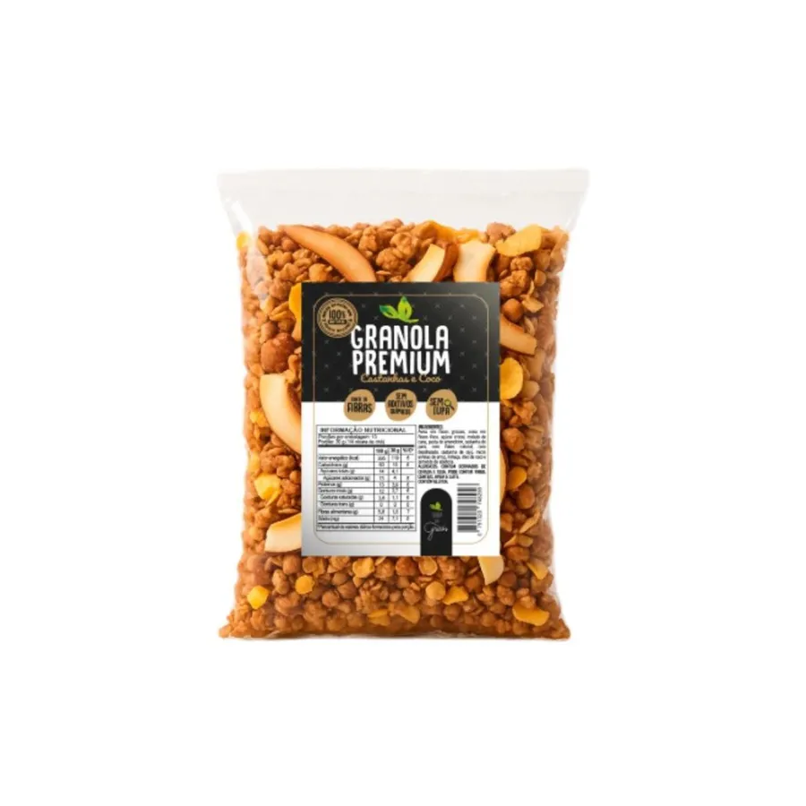 Terra dos Grãos Granola Premium com Castanhas e Coco 400g