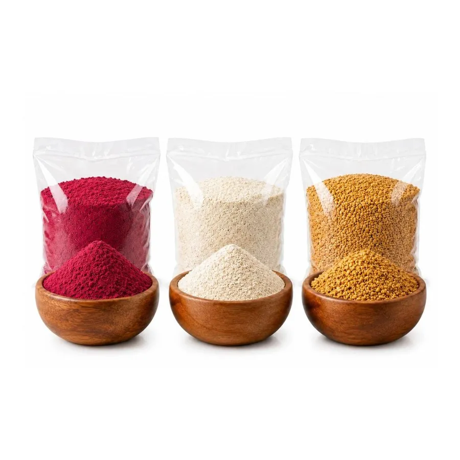 Combo Café da Manhã Fit - (Farinha de Beterraba- Farinha de Aveia- Farinha de Linhaça)