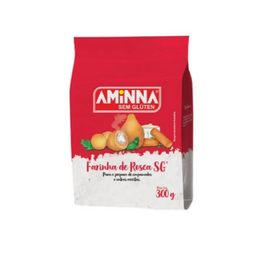 Aminna Farinha de Rosca sem Glúten 300g