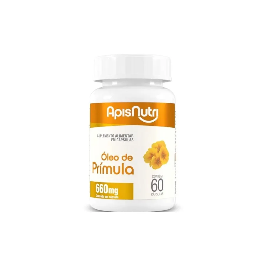 Cápsulas de Óleo De Primula 60 Caps 660Mg Apisnutri