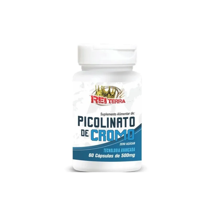 Rei Terra Cápsulas de Picolinato de Cromo 60 Caps 500Mg