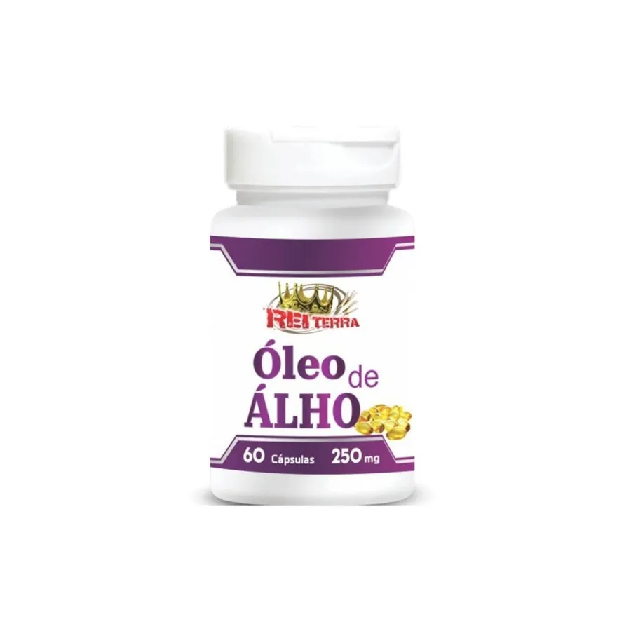 Rei Terra Cápsulas de Óleo de Alho 60 Caps 250 Mg