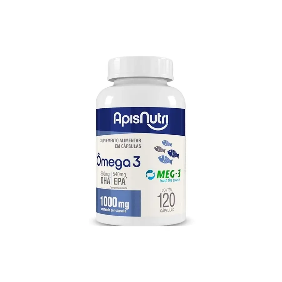 Apisnutri Óleo De Peixe (Omega 3) 120 Caps 1g