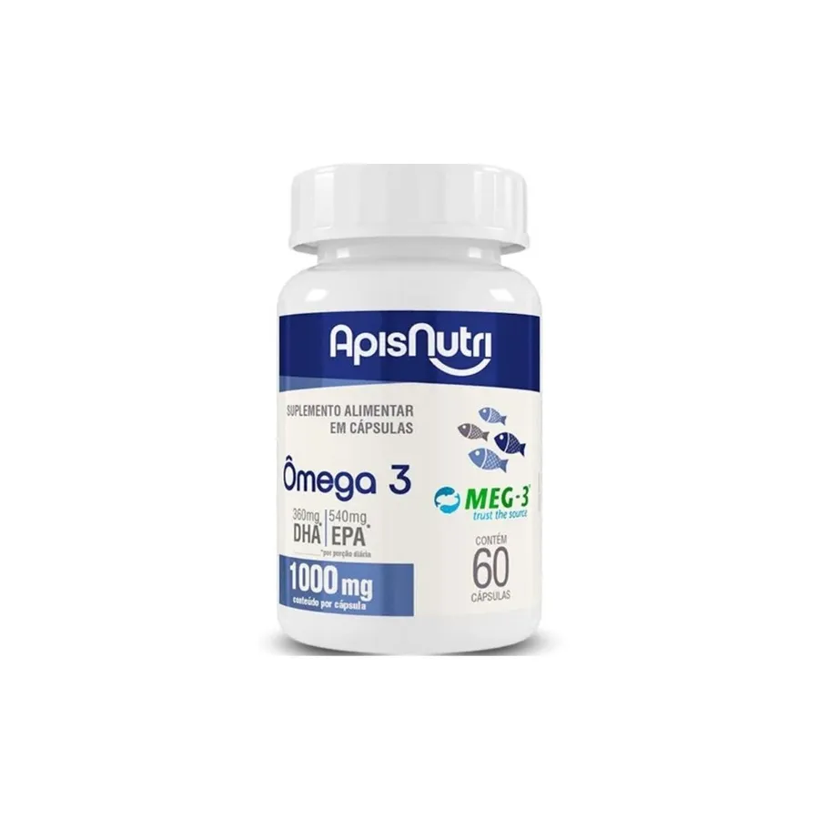 Apisnutri Óleo De Peixe (Omega 3) 60 Caps 1g