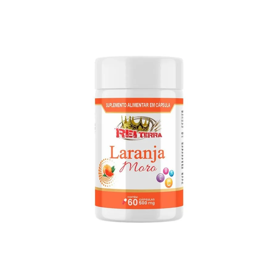 Rei Terra Cápsulas de Laranja Moro 60 cáps 600mg