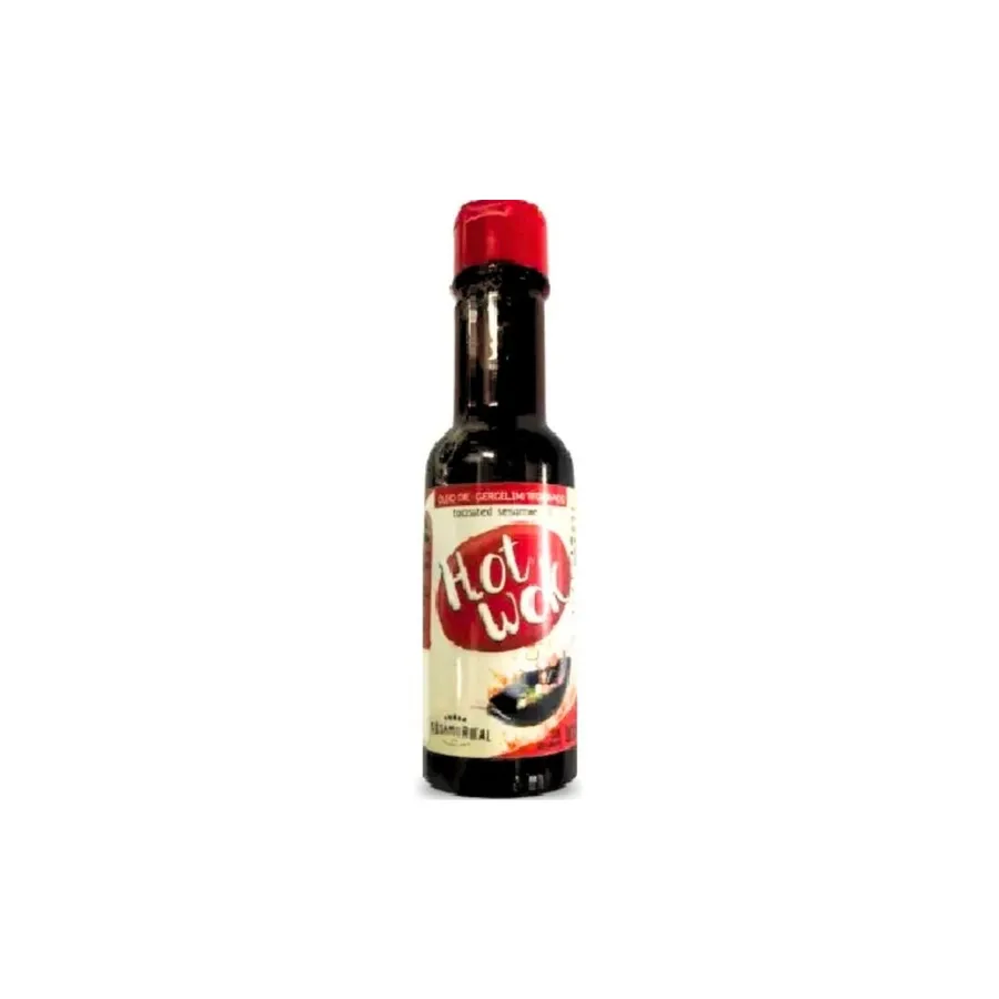Sésamo Real Óleo de Gergelim Puro torrado HOT WOK 100ml