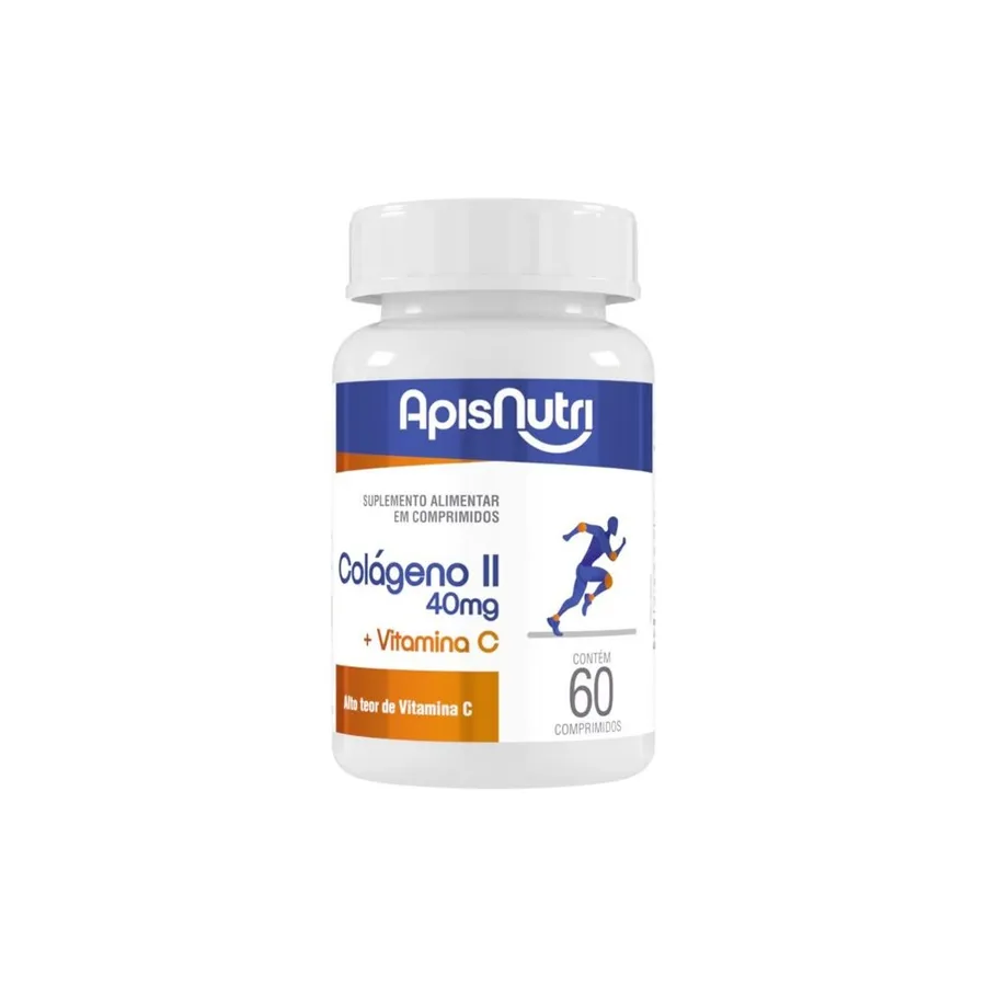 Apisnutri Colágeno Tipo 2 + Vitamina C 500mg, 60 Comp