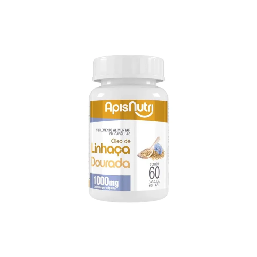 Apisnutri Cápsulas de Óleo De Linhaca 60 Caps 1g