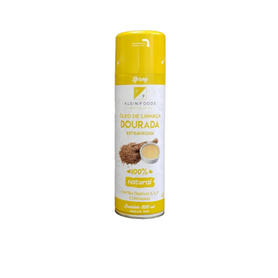 Klein Foods Óleo de Linhaça dourada ext. virgem Spray 200ml
