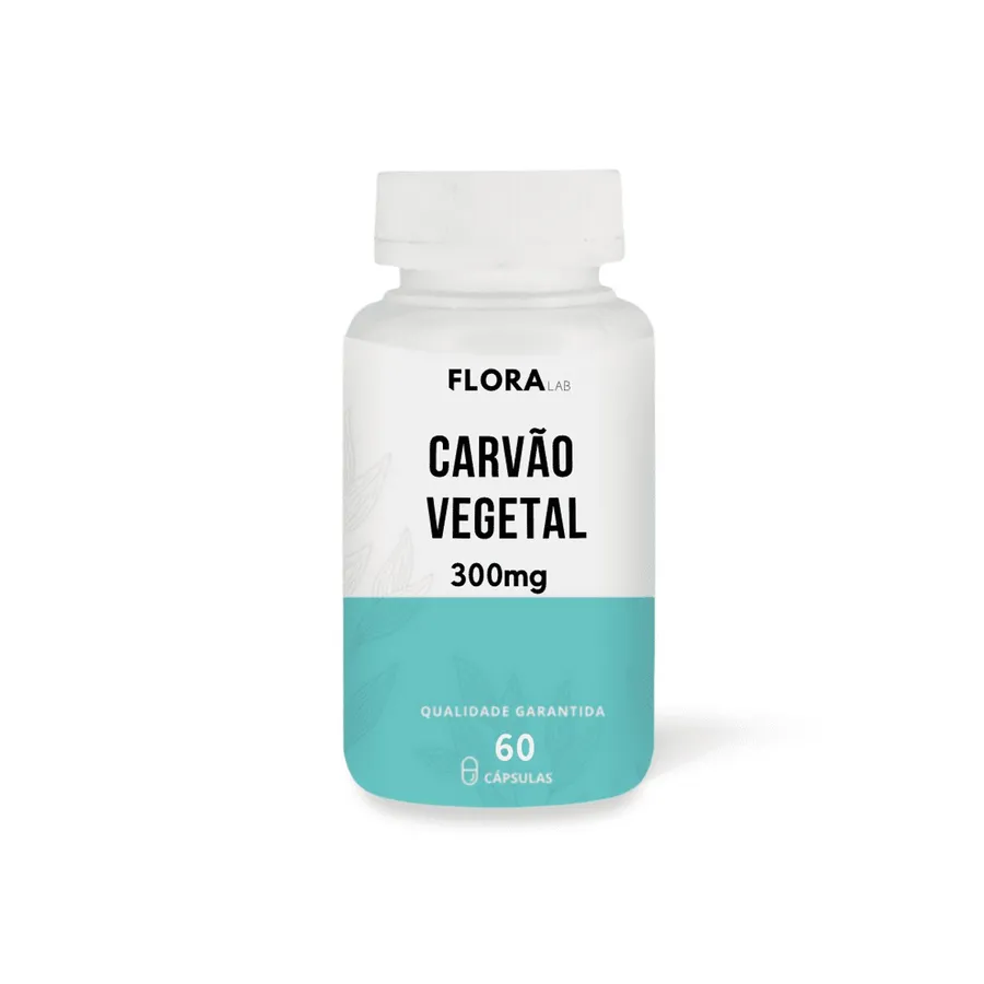 Flora Lab Carvão Vegetal Ativado Cápsulas