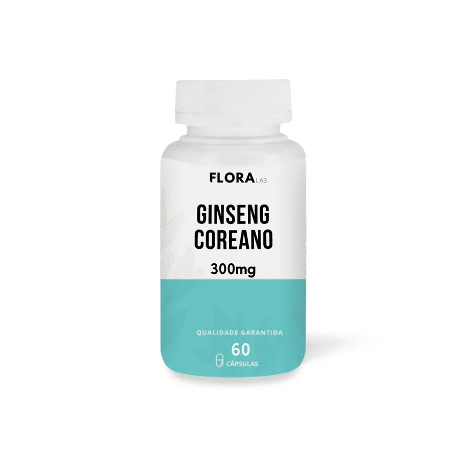 Flora Lab Ginseng Coreano Panax Cápsulas
