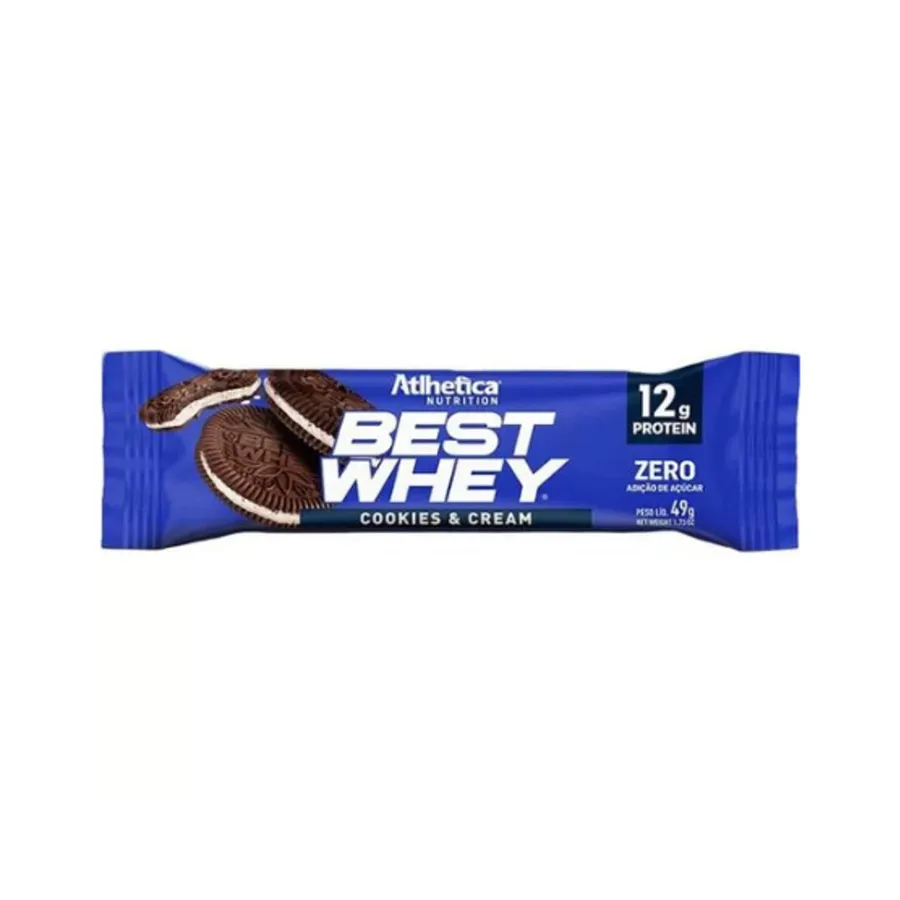Best Whey Barra Cookies e Cream Atlhetica 49g
