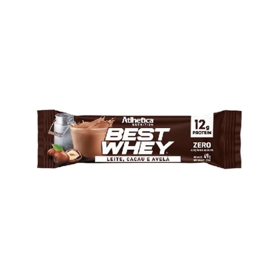 Best Whey Barra Leite, Cacau e Avela Atlhetica 49g
