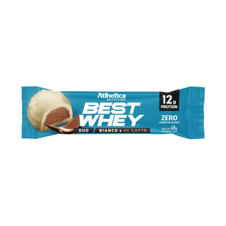 Best Whey Barra Bianco e Al Latte Atlhetica 49g