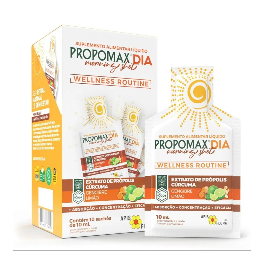 Apis Flora Propomax Dia Morning Shot Display 10 Un 10ml