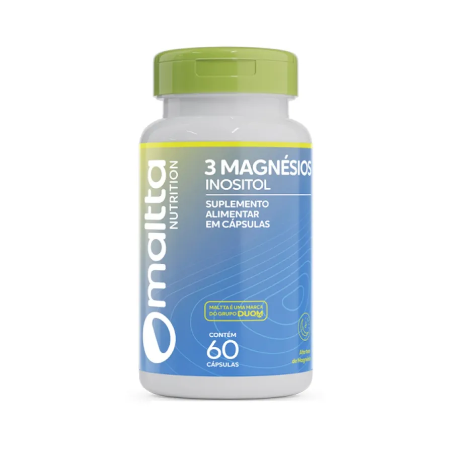 3 Magnésios Inositol 60 cápsulas DUOM