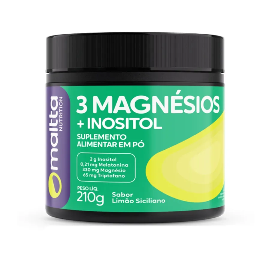 3 Magnésios Inositol em pó DUOM 210g