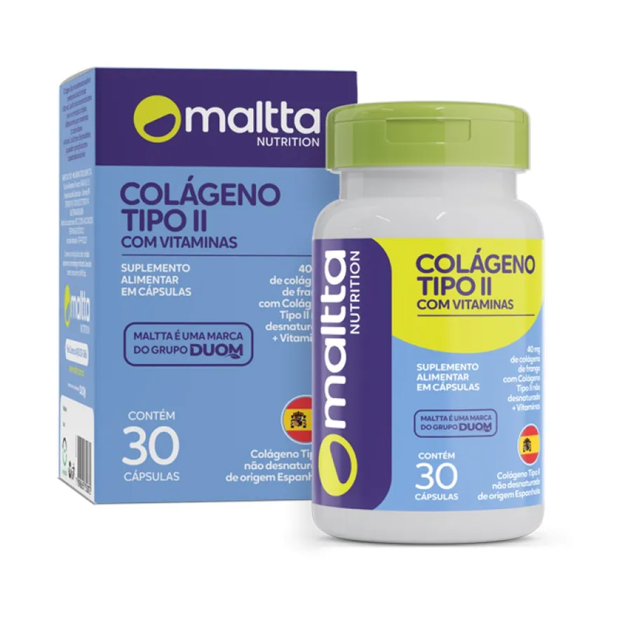 Colágeno Tipo II com Vitaminas 30 cápsulas DUOM
