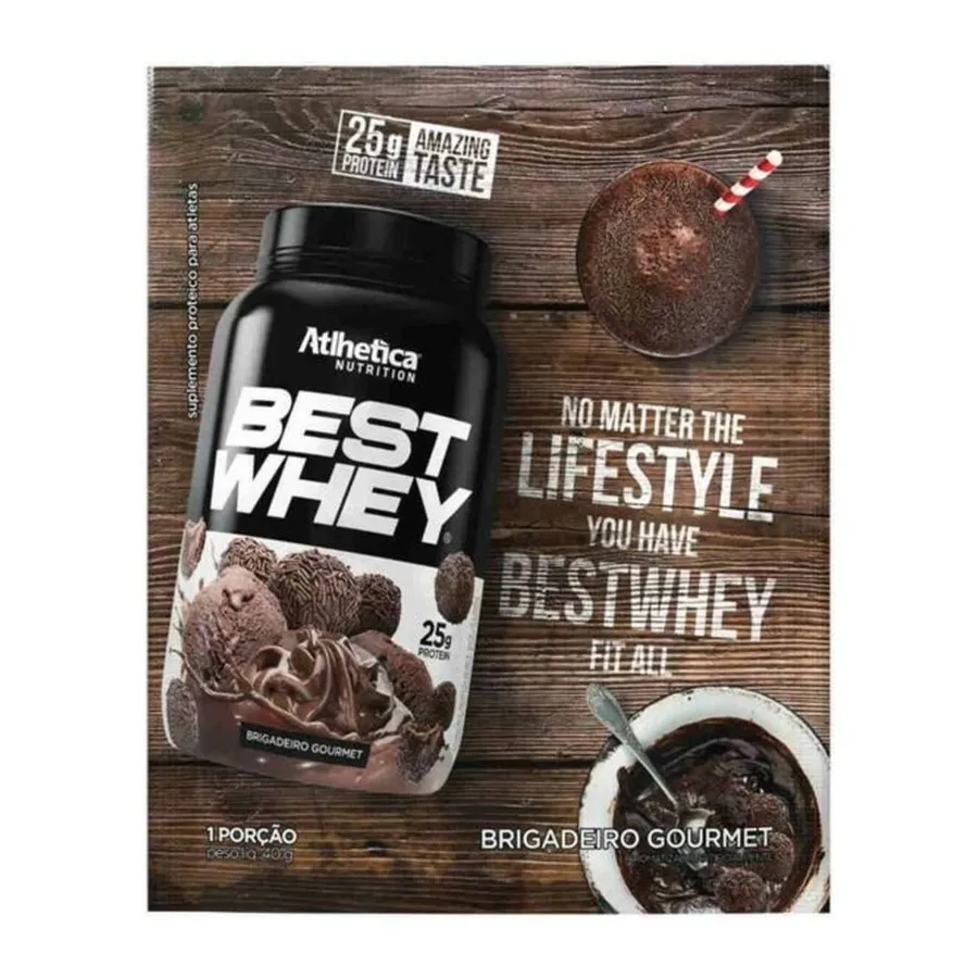 Atlhetica Nutrition Best Whey - 1 sachê Brigadeiro Gourmet 40g