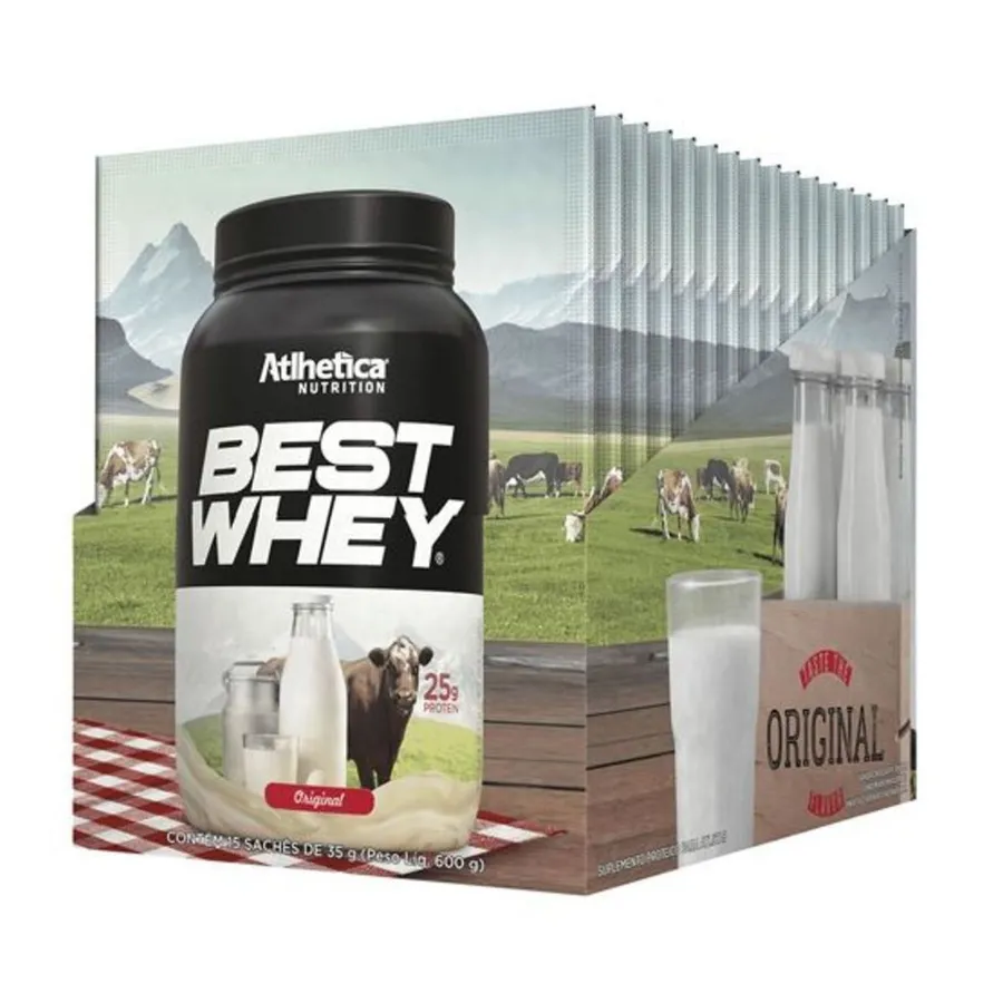 Atlhetica Nutrition Best Whey - 15 sachês Original 35g