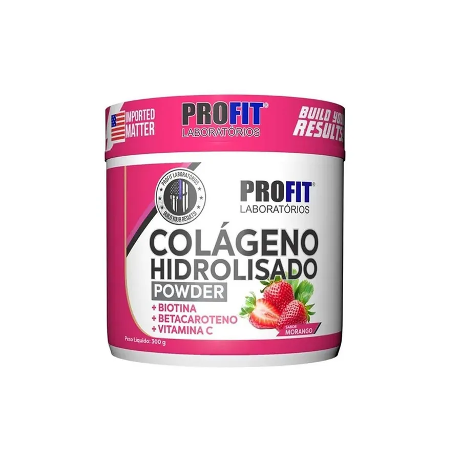 ProFit Colágeno Hidrolisado - Morango 300g