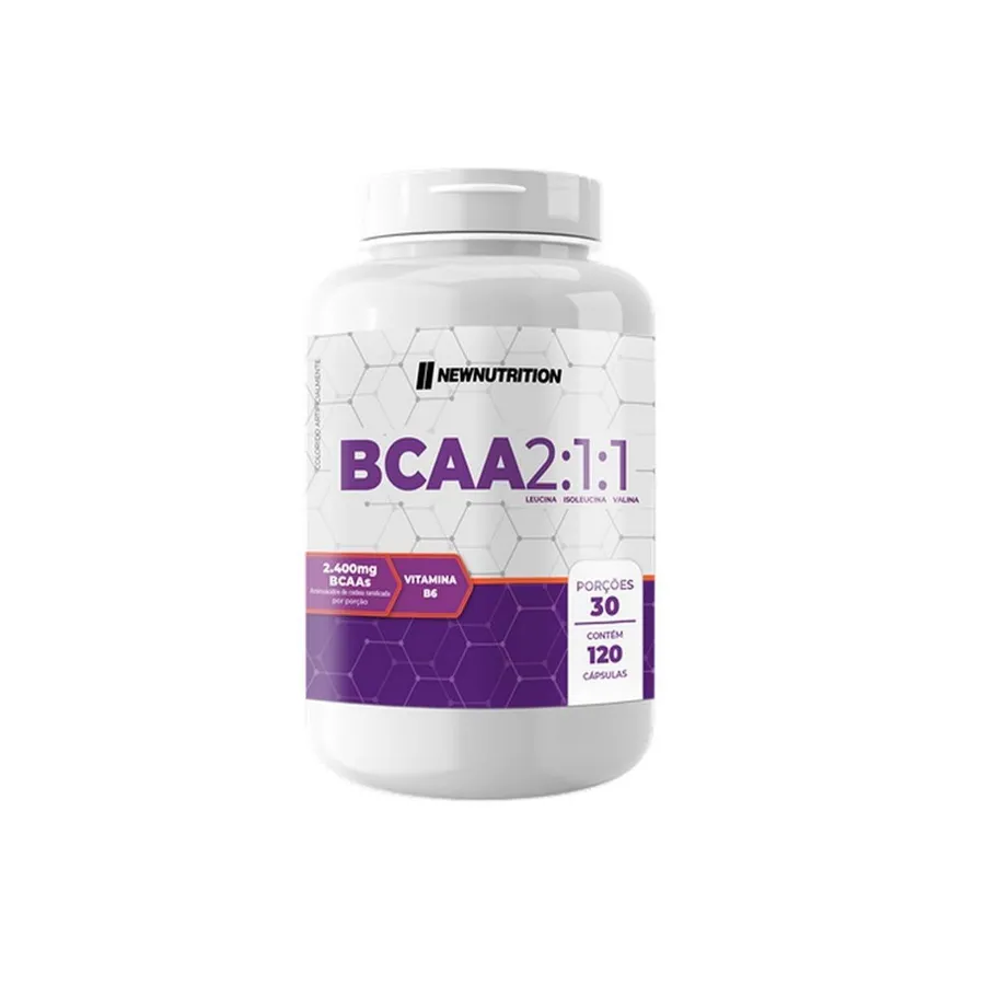NewNutrition BCAA 2:1:1 2400mg - 120 Cápsulas