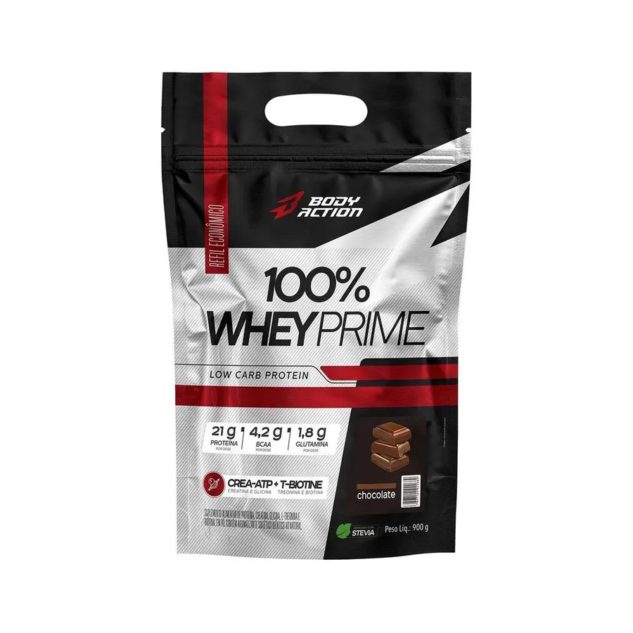 BodyAction 100% Whey Prime - Refil 900g