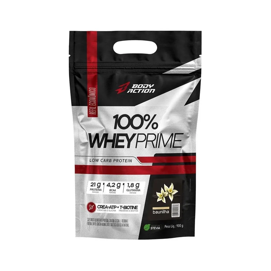 BodyAction 100% Whey Prime - Refil 900g — foto 3