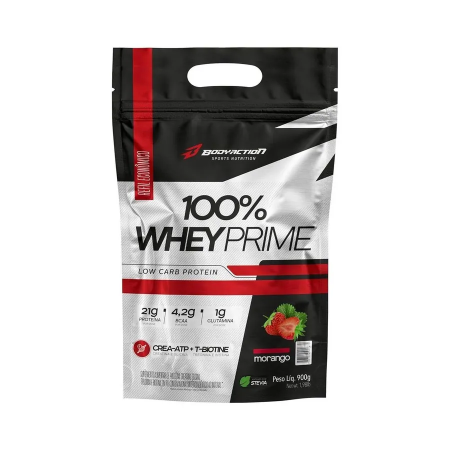 BodyAction 100% Whey Prime - Refil 900g — foto 5