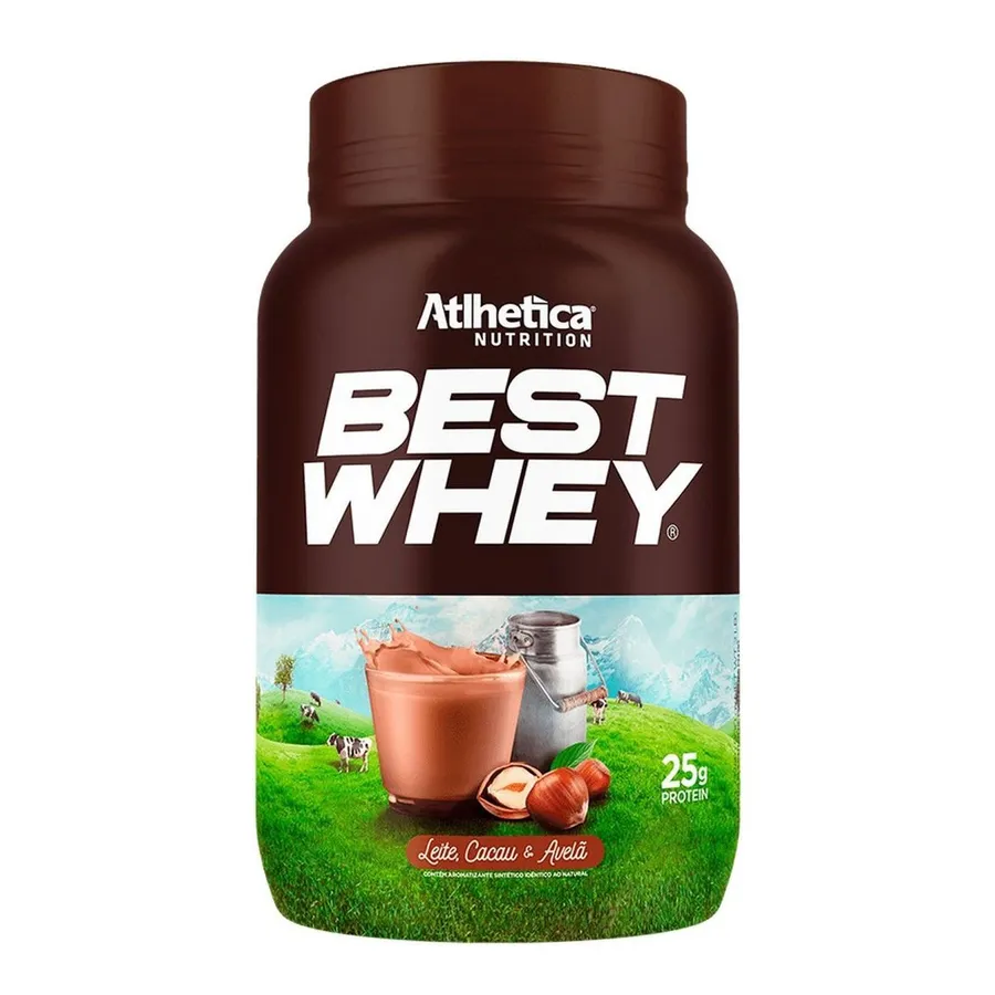 Atlhetica Nutrition Best Whey - Leite, Cacau e Avelã 900g