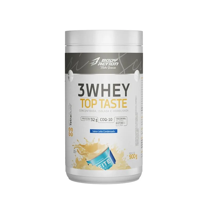 Body Action 3 Whey Top Taste - Leite Condensado 900g