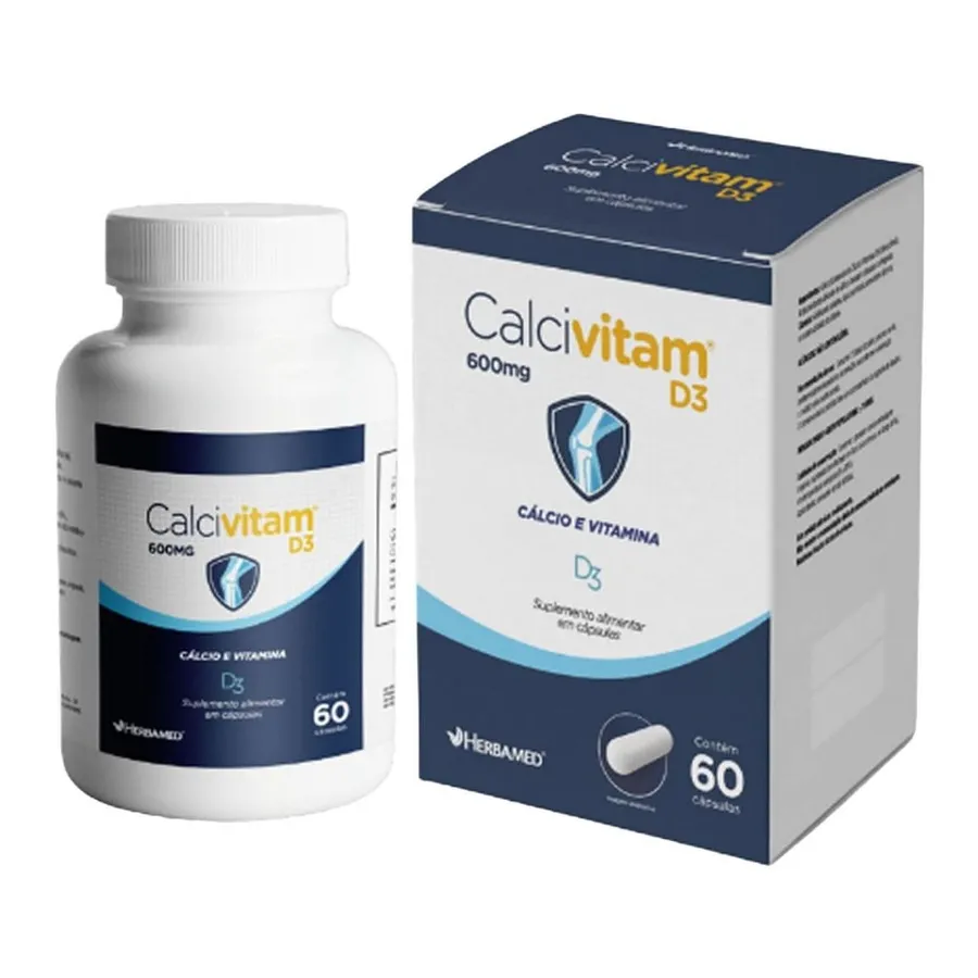 Herbamed Calcivitam D3 - 60 Cápsulas