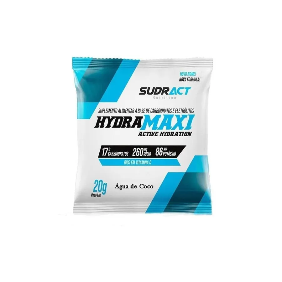 Sudract Nutrition Hydramaxi Isotônico em Pó - 1 Sachê Água de Coco 20g