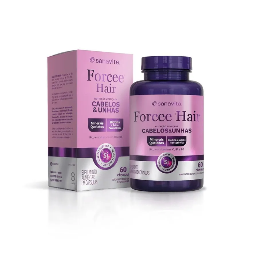 Sanavita Forcee Hair - 60 Cápsulas