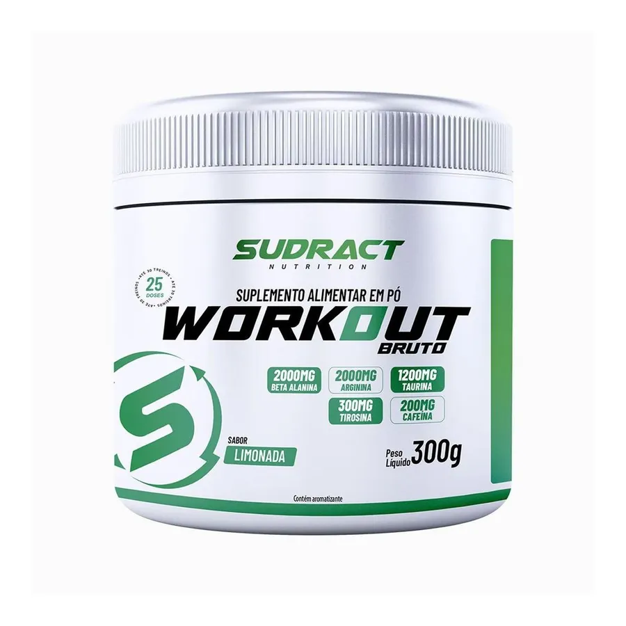 Sudract Nutrition Pre Workout Bruto 6.0 - Limonada 300g