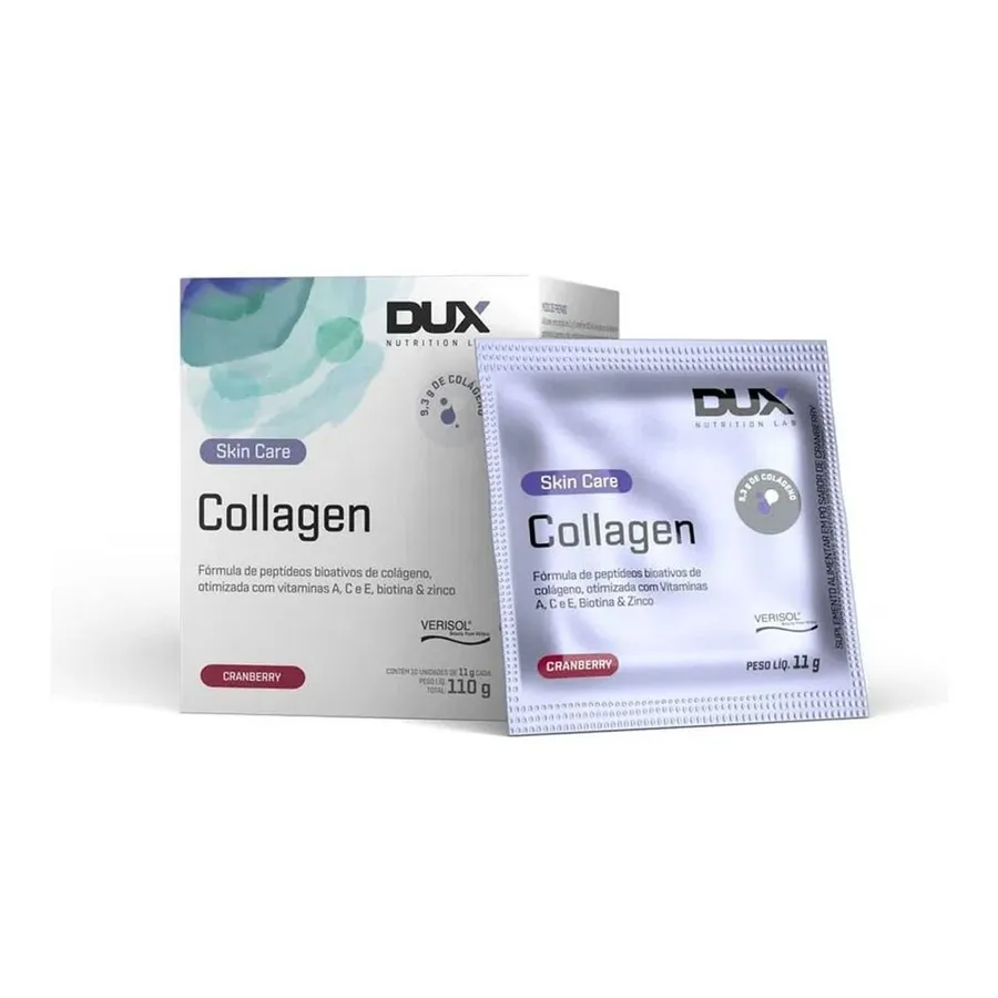 Dux Nutrition Collagen Verisol - 10 Sachês Cranberry 11g