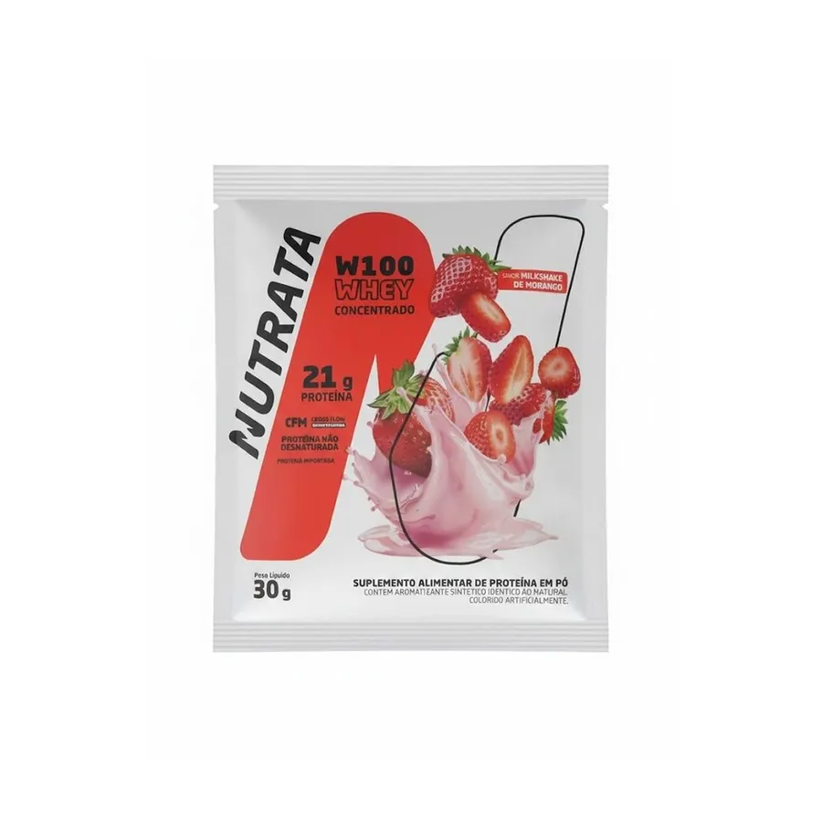 Nutrata W100 Whey Concentrado - 1 Sachê 30g