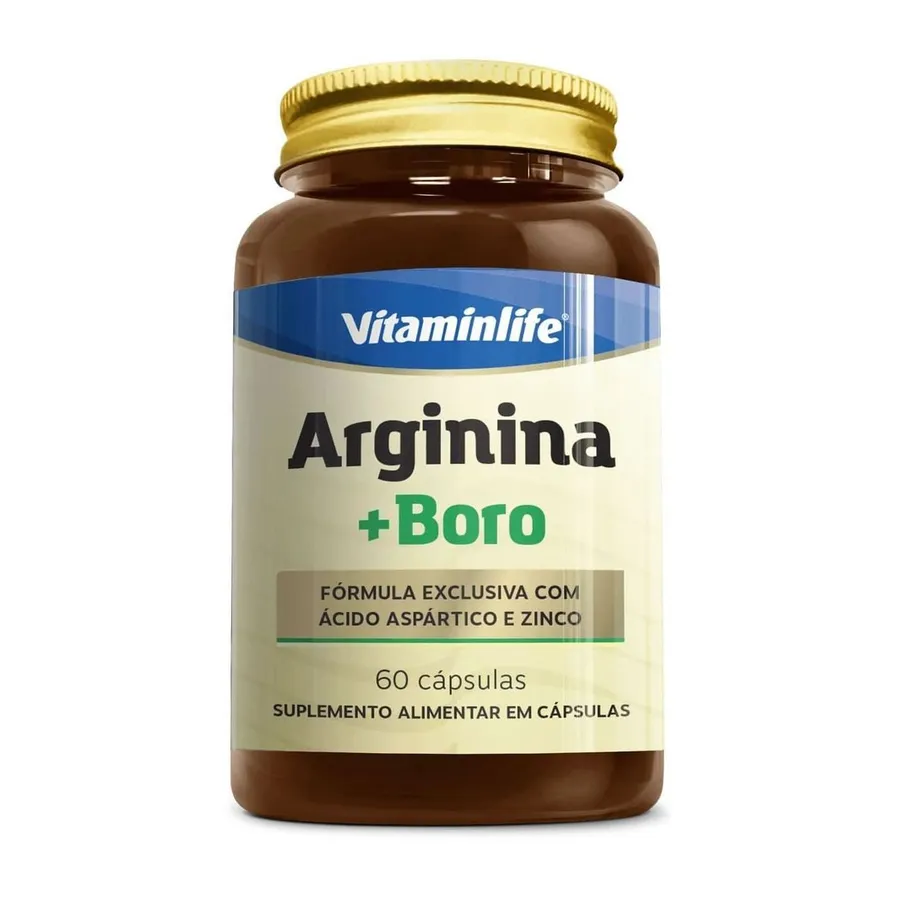 VitaminLife Arginina + Boro - 60 Cápsulas