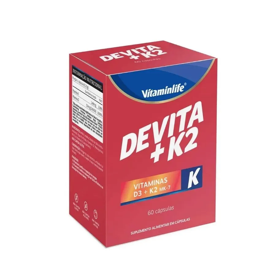 VitaminLife Devita + K2 - 60 Cápsulas