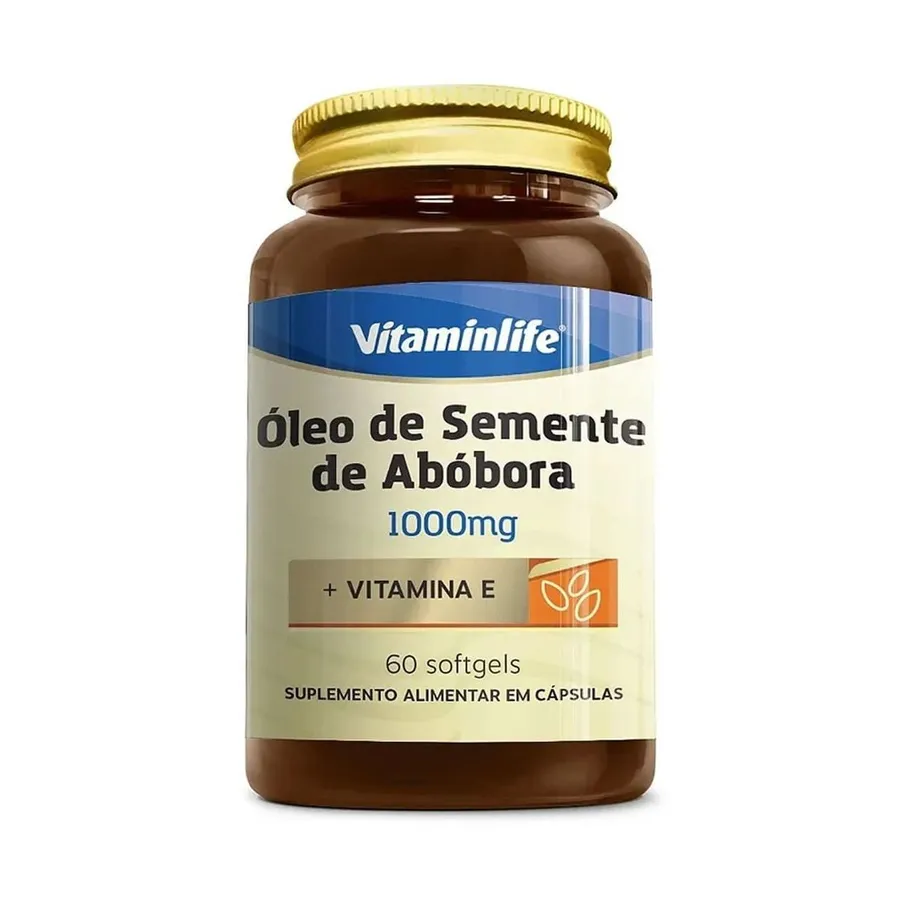 VitaminLife Óleo de Semente de Abóbora - 60 Softgels