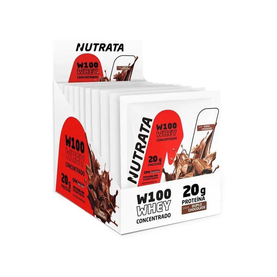 Nutrata W100 Whey Concentrado - 12 Sachês 30g