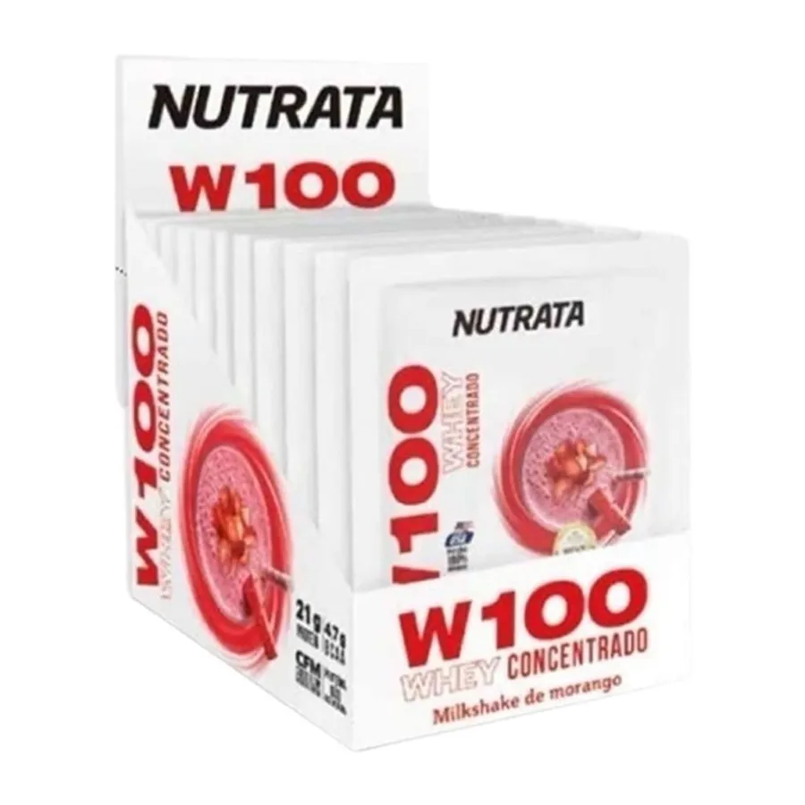 Nutrata W100 Whey Concentrado - 12 Sachês 30g — foto 6