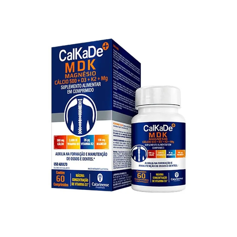Catarinense Nutrição CalKaDe MDK - 60 Comprimidos