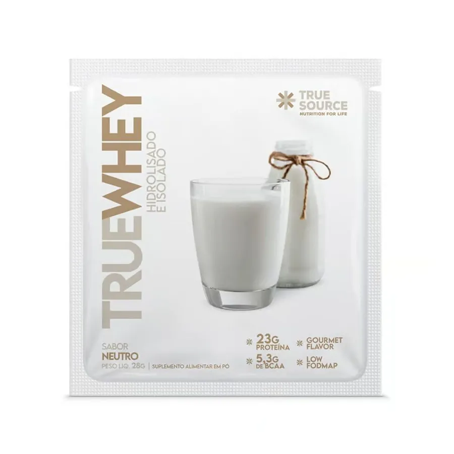 True Source True Whey Hidrolisado e Isolado - 1 Sachê Natural 28g