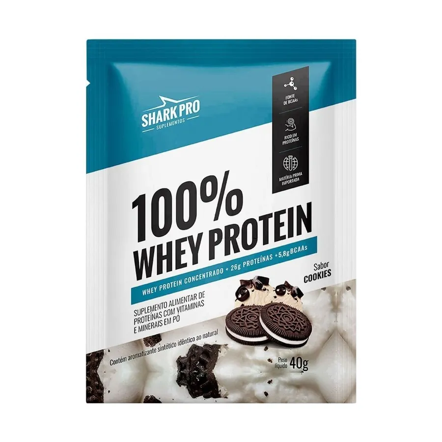 Shark Pro 100% Whey Protein - 1 Sachê 40g