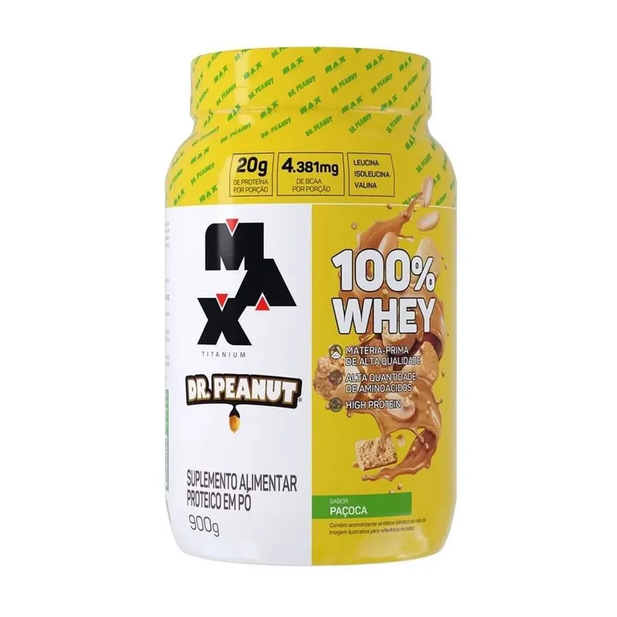 Max Titanium 100% Whey Dr. 900g — foto 5