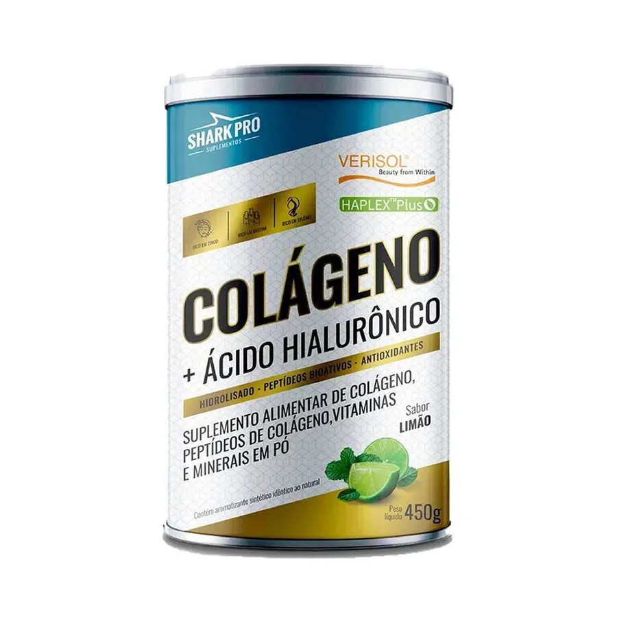 Shark Pro Colágeno + Ácido Hialurônico - Limão 450g