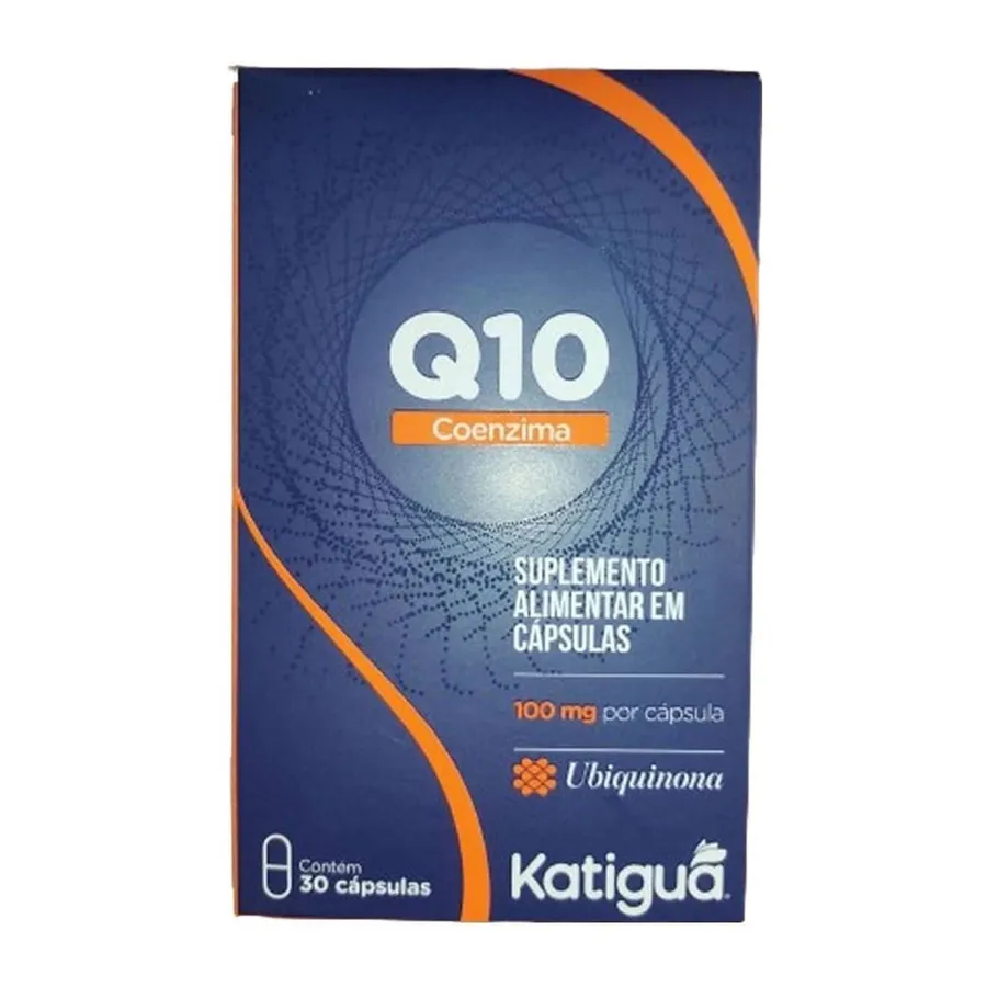 Katiguá Coenzima Q10 Ubiquinona 100mg - 30 Cápsulas