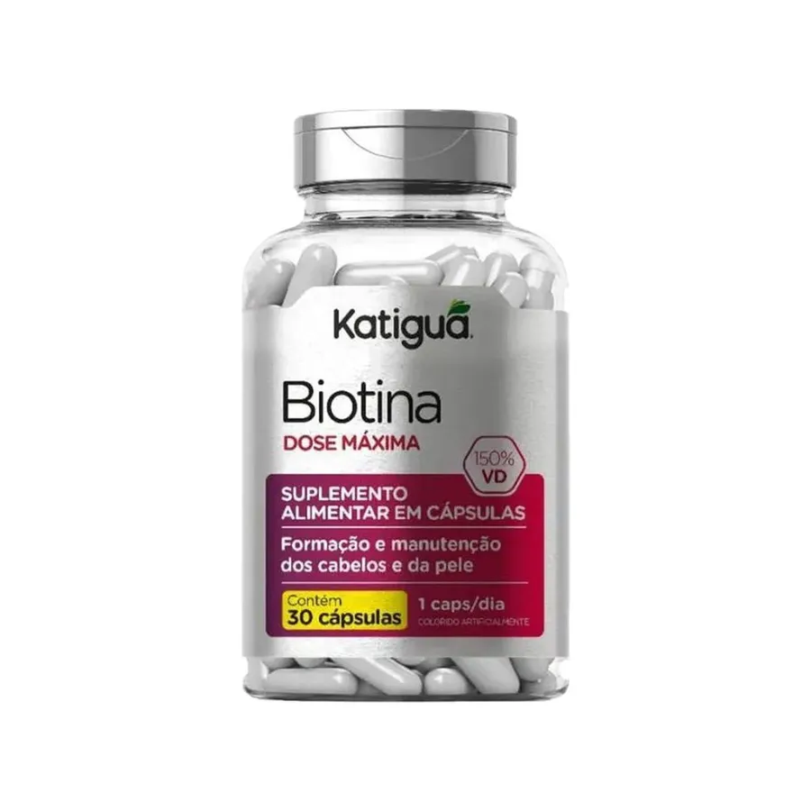 Katiguá Biotina Dose Máxima - 30 Cápsulas