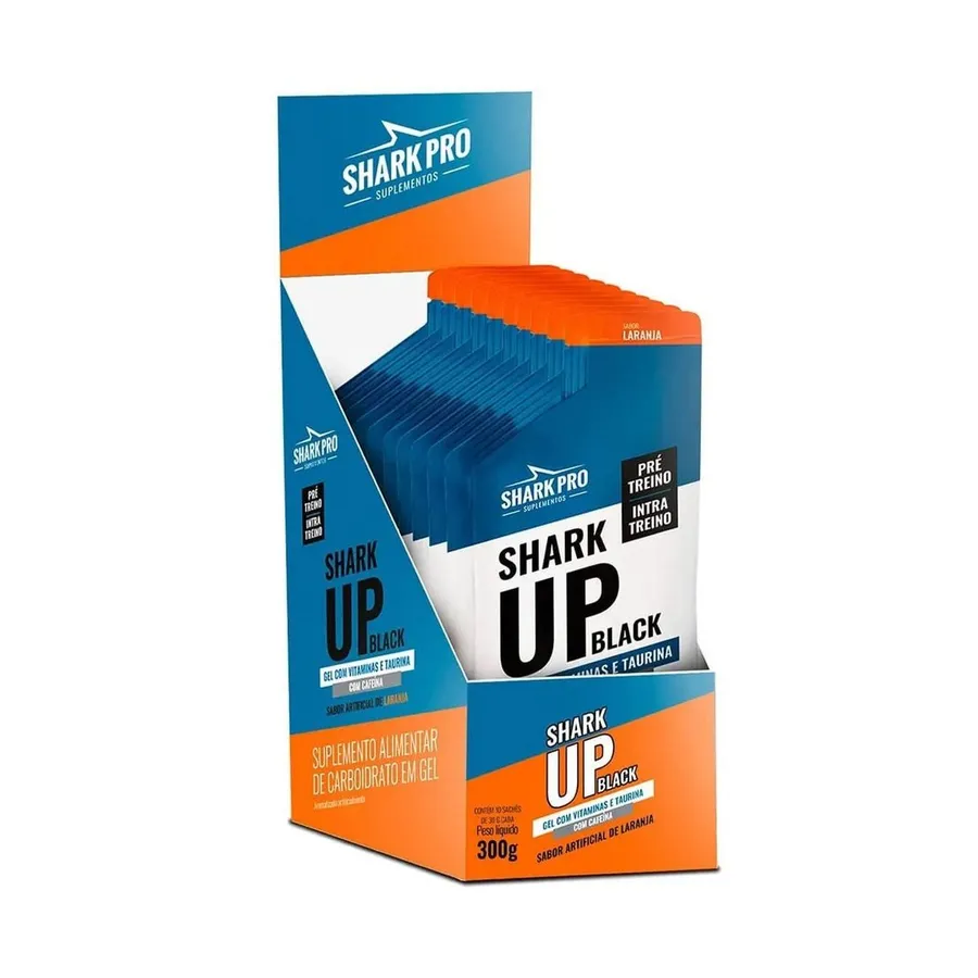 Shark Pro Shark Up Black Gel - 10 Sachês 30g — foto 6